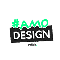 Outlab love design amo love design Sticker