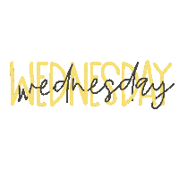 Wednesday Weekday Sticker