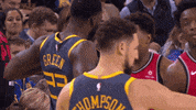 Golden State Warriors Hug GIF by NBA