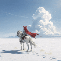 Zooming Out Red Cape GIF by G*BOY
