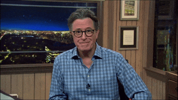 Stephen Colbert Smile GIF by The Late Show With Stephen Colbert