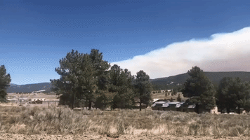 Smoke Clouds Loom in Northern New Mexico Sky as Wildfires Rage On