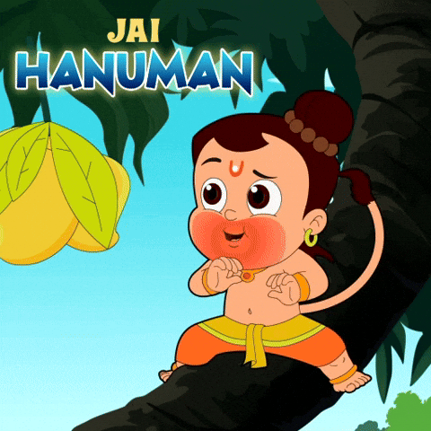 Animated Sticker Hanuman GIF by Chhota Bheem
