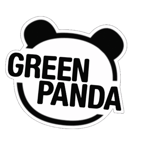 green-panda giphyupload greenpanda Sticker