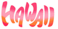Hawaii Aloha Sticker by ERICA824