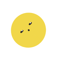 SUCO_org scary scared smiley fear Sticker