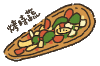 shukuan_2141 food camping shu kuan Sticker
