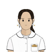 Korean Drama Smile Sticker