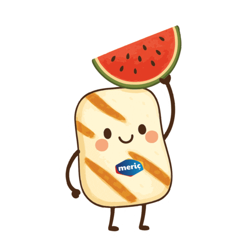 MericDairy giphyupload watermelon karpuz halloumi Sticker