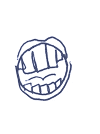 Mouth Yell Sticker
