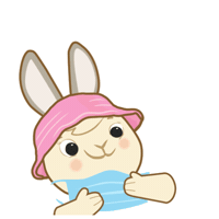 Bunny Rabbit Sticker by familiesforlife.sg