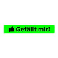 Gefällt Mir Sticker by yvolve.shop