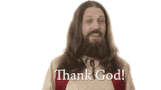 Thanks Jesus Sticker by NACONA Filmproduktion
