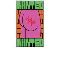 Sticker by Wanted Ind