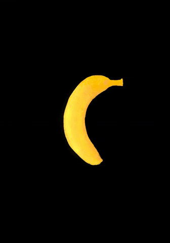nkpcreate giphyupload fruit banana peel GIF