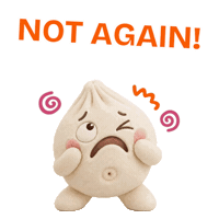 Frustrated Oh No Sticker by Masko