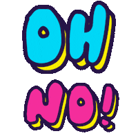 Oh No Omg Sticker