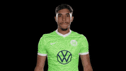 Happy Football GIF by VfL Wolfsburg