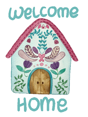 icecreamninja giphyupload home house welcome Sticker