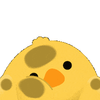 LittloryDesigns chick designs little chicken pulu Sticker