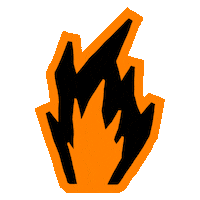 Party Burning Sticker by hektar