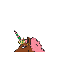 Unicorns Blackunicorn Sticker by Afro Unicorn