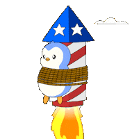 United States Penguin Sticker by Pudgy Penguins