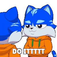Do It Yes Sticker by Toshithecat