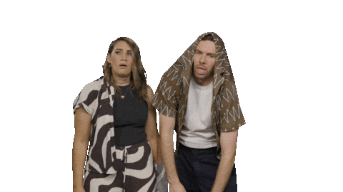 Sick Bree And Clint Sticker by ZM