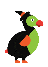 Halloween Candy Sticker by The Dodo