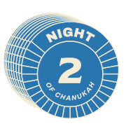 Jewish Hanukkah Sticker by Chabad on Campus