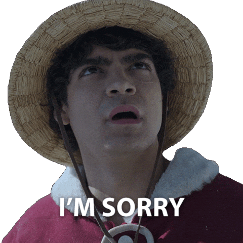 Im Sorry One Piece Sticker by NETFLIX