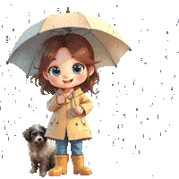 Its Pouring Heavy Rain Sticker