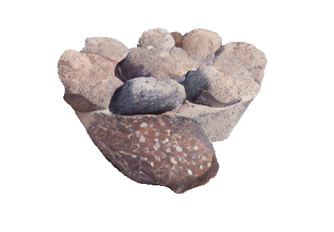 Gifmakerolive giphyupload rock stone bouquet Sticker