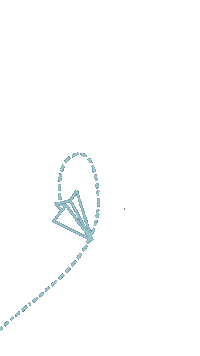 StickynoteLettering travel fly plane airplane Sticker