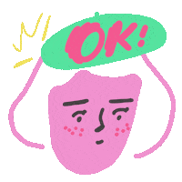 Girl Ok Sticker