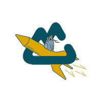 Rocket Sticker by Heavensgate München