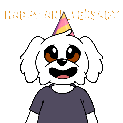 Happy Birthday Love Sticker by BoDoggos