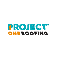 projectoneroofing roofing p1 project one Sticker