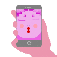 facetime kiss Sticker by Norka Ivanov
