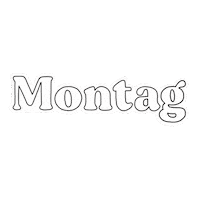 Black And White Orange Sticker