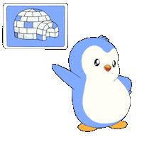 See Me Sticker by Pudgy Penguins