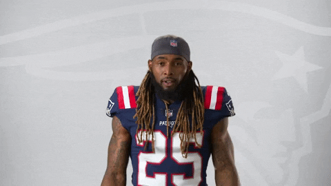 Brandon Bolden Wow GIF by New England Patriots