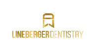 gold dentist Sticker by Lineberger Dentistry