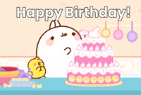 Happy Birthday Cartoon GIF by Molang