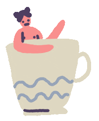 Coffee Hello Sticker by Sara Maese