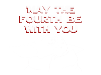 May The Fourth Be With You Star Wars Sticker