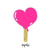 ImpulseArgentina heart pink corazon icecream Sticker