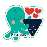 Delisure mar sabor compartir pulpo Sticker
