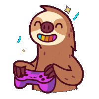 Happy Video Game Sticker by Sloooths